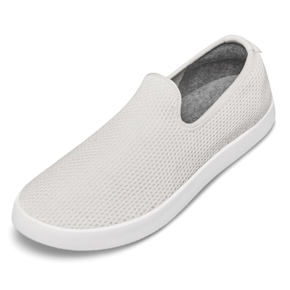 Allbirds Men's Tree Loungers - Slip-Ons White - JRA872564